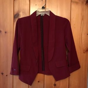 Maroon blazer